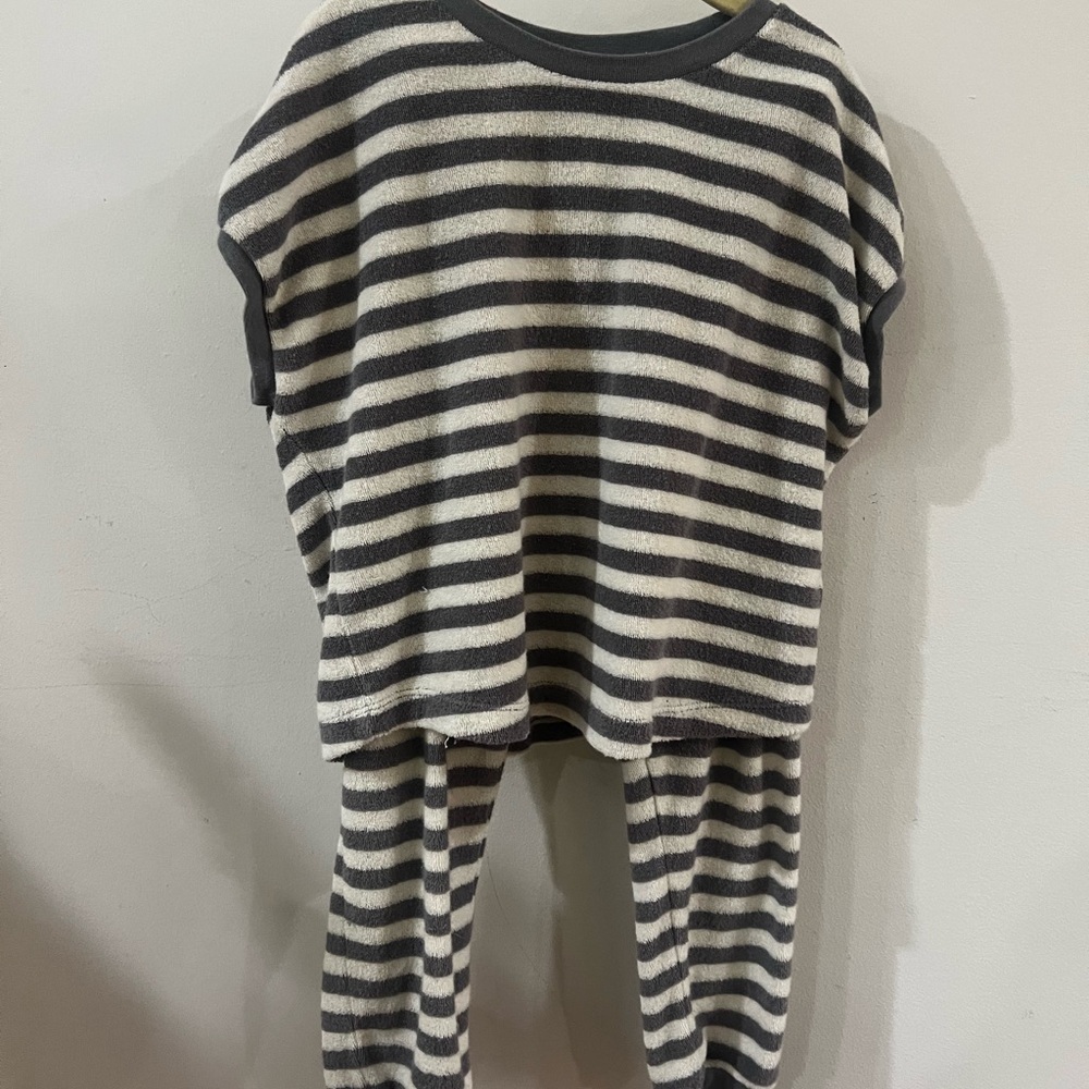Quincy Mae Terrycloth Striped Set Size 4-5Y